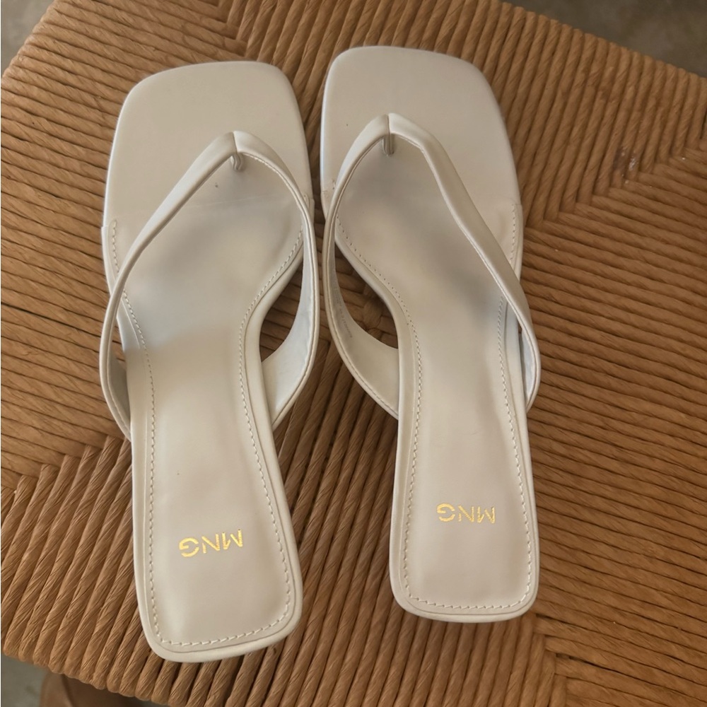 Mango kitten heel sandals